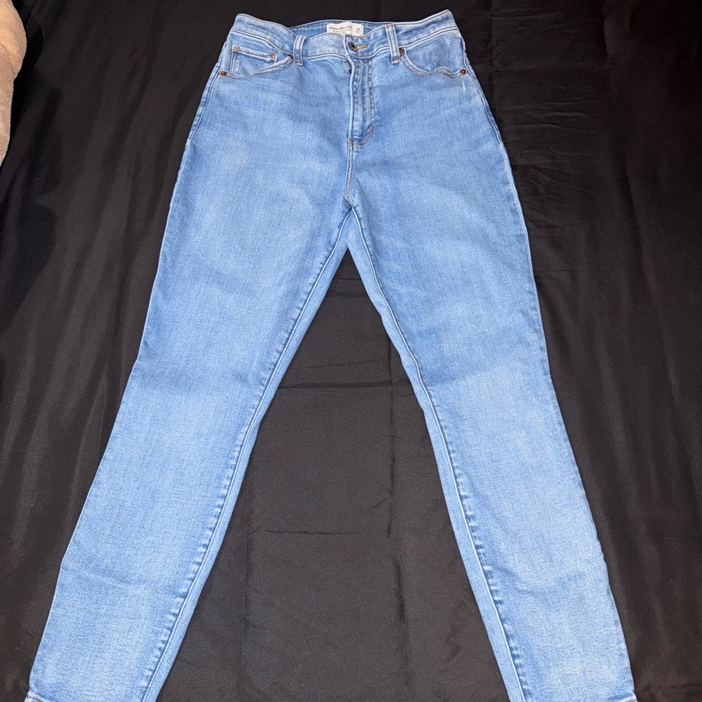 Abercrombie & Fitch Light Blue High Rise Jeans